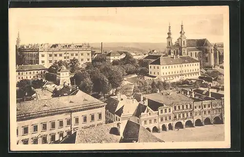 AK Leitomischl / Litomysl, Gebäude der Innenstadt