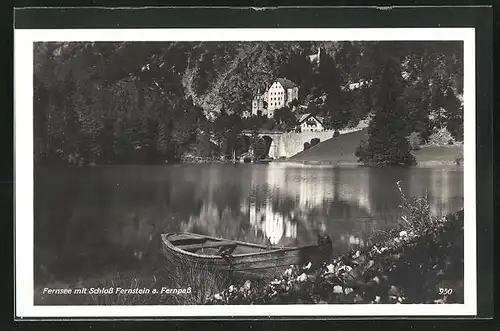 AK Nassereith, Fernsee mit Schloss Fernstein am Fernpass