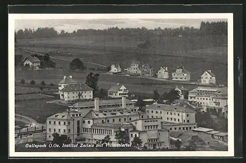 AK Gallspach, Institut Zeileis mit Villenviertel