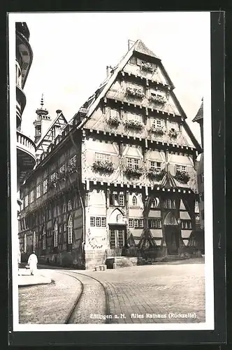 AK Esslingen a. N. Altes Rathaus, Rückseite