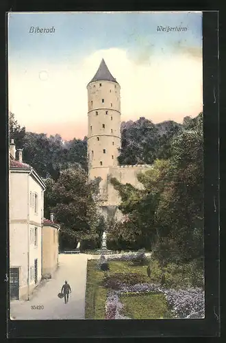 AK Biberach, Weisserturm & kleine Parkanlage