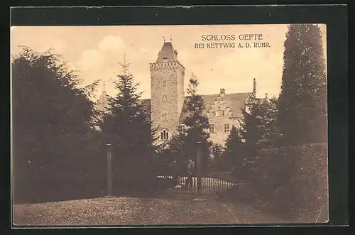 AK Kettwig, Eingangstor zum Schloss Oefte