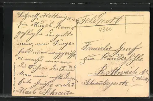 AK Kettwig, Eingangstor zum Schloss Oefte