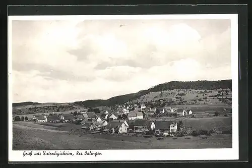 AK Unterdigisheim, Totalansicht der Gemeinde