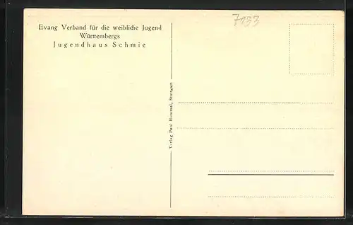 AK Schmie, Jugendhaus des Evang. Verband für die weibliche Jugend