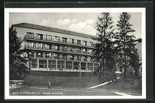 AK Bad Schwalbach, Staatl. Kurhotel