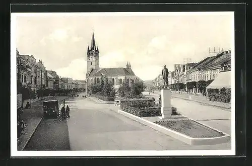 AK Presov, Masaryková ul., Strassenpartie im Zentrum