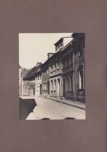 Fotografie unbekannter Fotograf, Ansicht Bernau bei Berlin, Hohe Steinstrasse, Grossformat 41 x 29cm