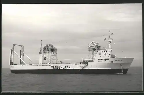 Fotografie Frachtschiff Docklift I der Vanderlaan Reederei