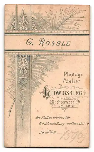 Fotografie G. Rössle, Ludwigsburg, Kirchstrasse 25, Soldat des 121. in Uniform im Portrait