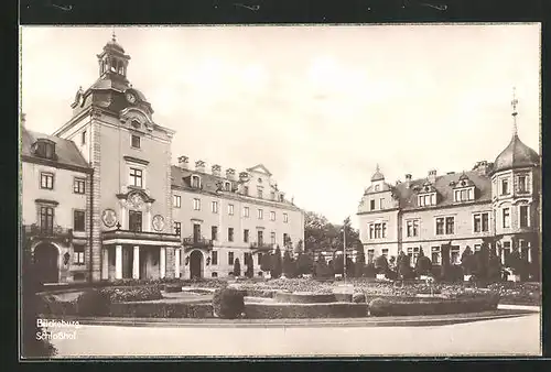 AK Bückeburg, Partie auf dem Schlosshof