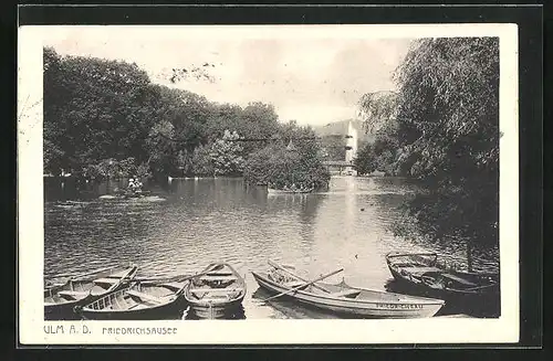 AK Ulm a. D., Partie am Friedrichsausee