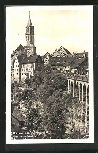 AK Rottweil a. N., Partie am Viadukt