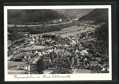 AK Hirsau /Schwarzwald, Fliegeraufnahme von Ort und Umgebung