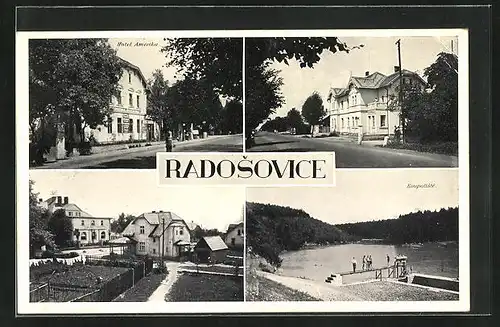 AK Radosovice, Hotel Amerika, Koupaliste