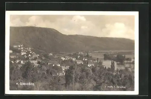 AK Horni Cernosice, Totalansicht der Gemeinde, Celkovy pohled