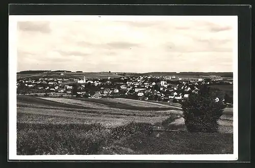 AK Eule /Jilove, Totalansicht der Stadt, Celkovy pohled