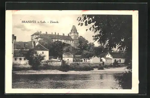 AK Alt Bunzlau / Stara Boleslav / Brandeis (NL), Zamek, Schlosspartie