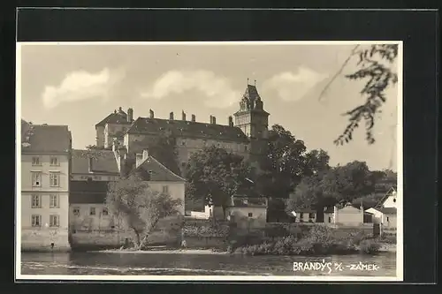 AK Alt Bunzlau / Stara Boleslav / Brandeis (NL), Zamek, Schloss