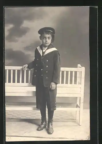 AK Zagreb, Atelier Mercep, Bub im Matrosenanzug