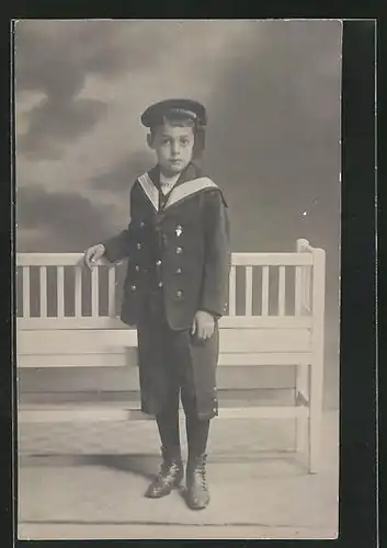 AK Zagreb, Atelier Mercep, Bub im Matrosenanzug