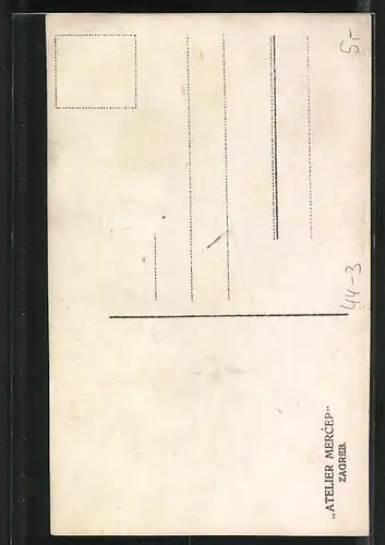 AK Zagreb, Atelier Mercep, Bub im Matrosenanzug