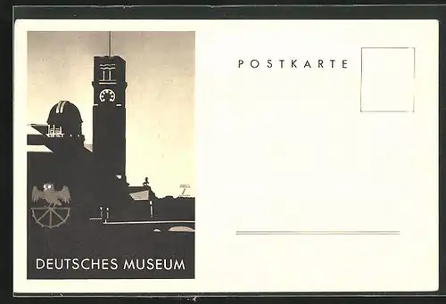 Künstler-AK Ludwig Hohlwein: Deutsches Museum