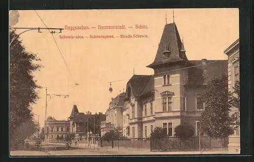 AK Hermannstadt, Schewisgass, Strada Schewis