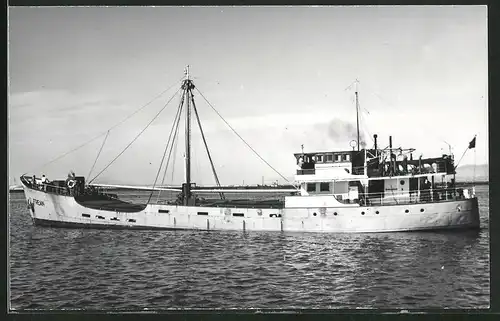 Fotografie Frachtschiff Frean in Fahrt