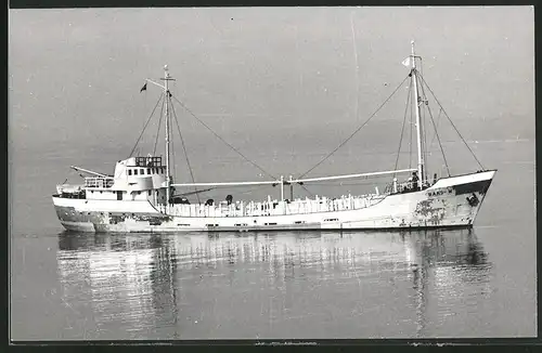 Fotografie Frachtschiff Frans W auf See