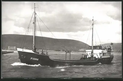 Fotografie Frachtschiff Fiona in Fahrt