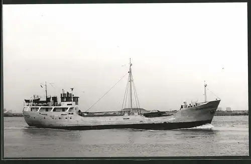 Fotografie Frachtschiff Erasmussingel in Fahrt