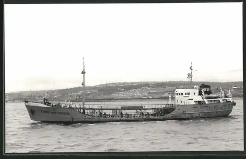 Fotografie Frachtschiff Engelina Broere in Fahrt