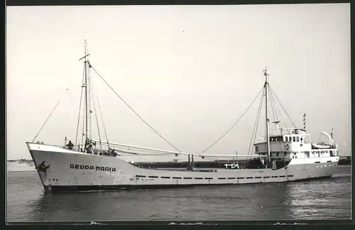 Fotografie Frachtschiff Gerda Maria in Fahrt