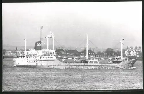 Fotografie Frachtschiff Gudrun Danielsen in Fahrt