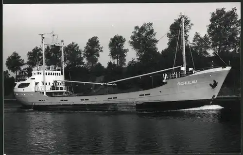 Fotografie Frachtschiff Schulau in Fahrt