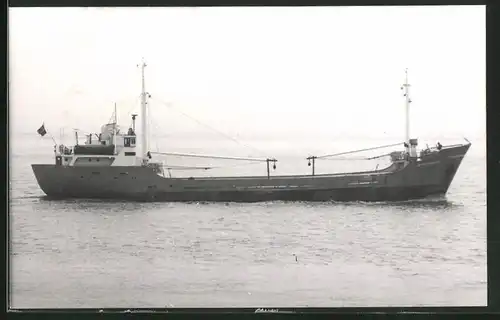 Fotografie Frachtschiff Otto Priess in Fahrt