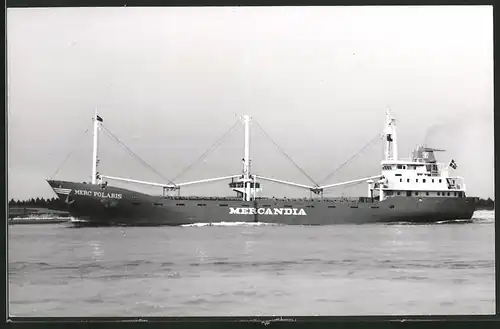 Fotografie Frachtschiff Merc Polaris auf See