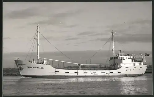 Fotografie Frachtschiff Peter Andreasen in Fahrt