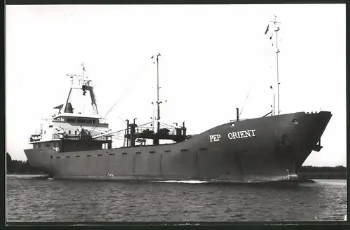 Fotografie Frachtschiff Pep Orient in Fahrt