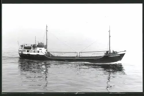 Fotografie Frachtschiff Lindesingel auf See