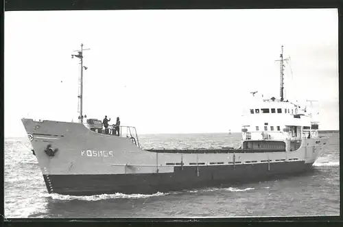 Fotografie Frachtschiff Kosmos auf See