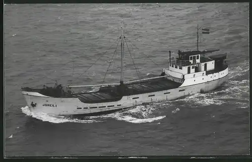 Fotografie Frachtschiff Jonex.1 in Fahrt