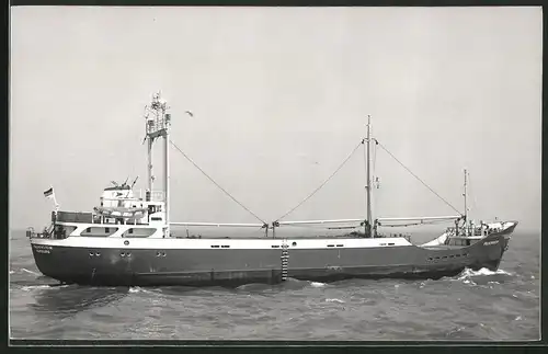 Fotografie Frachtschiff Falkenstein Heimathafen Hamburg auf See