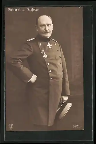 AK General von Beseler in Uniform mit Orden