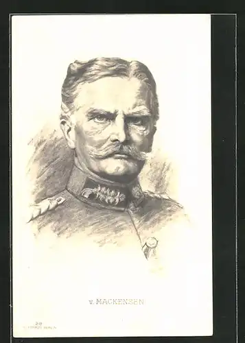 AK Heerführer von Mackensen in Uniform
