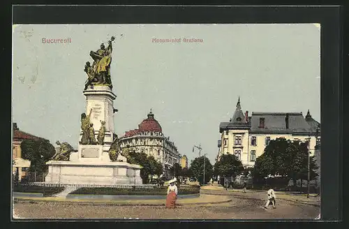 AK Bucuresti, Monumentul Bratianu