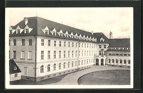 AK München-Nymphenburg, Höhere Mädchenschule des Englischen Institutes Nymphenburg