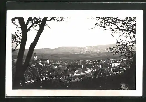 AK Zdanice, Ortsansicht aus der Vogelschau