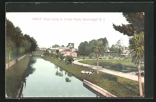 AK Invercargill, Puni Creek and Tennis Court